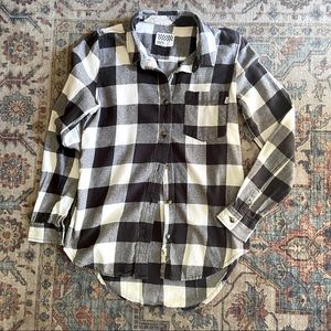 Vans B&W Buffalo Check Flannel XS